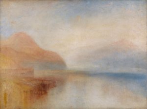 インヴァラリー桟橋、ロック ファイン: 朝 作： Joseph Mallord William Turner