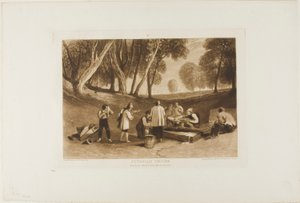 少年のトリック、Book of Studies のプレート 22 作： Joseph Mallord William Turner