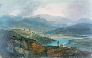 湖、スコットランド、1801-1802。 作： Joseph Mallord William Turner