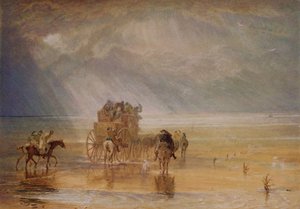ランカスターサンズ、1816年〜1825年 作： Joseph Mallord William Turner