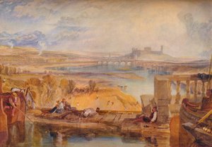 水道橋からのランカスター、c1825 作： Joseph Mallord William Turner