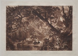 Book of Studies: アイザクスとヘスペリア 作： Joseph Mallord William Turner