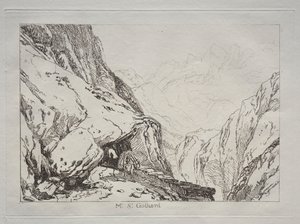 研究は無料です。聖ゴサード。 作： Joseph Mallord William Turner