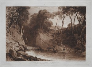 Book of Studies: スコットランド、ブレイン・アソル近郊 作： Joseph Mallord William Turner