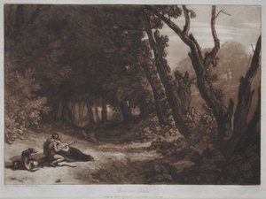 Book of Studies: プロクリスとケファルス 作： Joseph Mallord William Turner