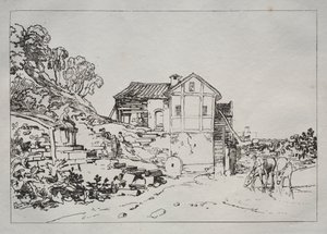 学習書: 水車小屋 作： Joseph Mallord William Turner