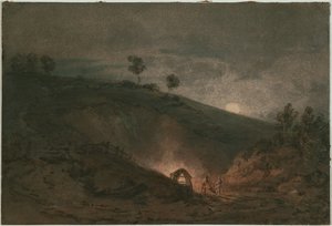 月光による石灰窯 作： Joseph Mallord William Turner