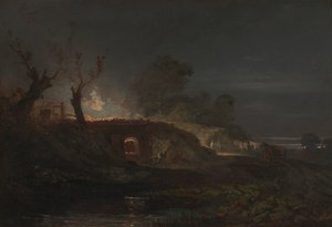 Limekiln em Coalbrookdale 作： Joseph Mallord William Turner