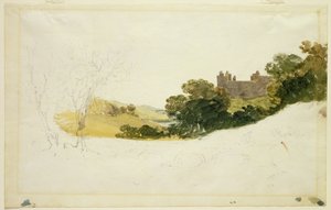 リンリスゴー宮殿、スコットランド 作： Joseph Mallord William Turner