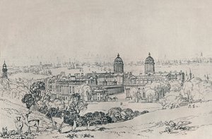 グリニッジ公園からのロンドン、c1809、1923