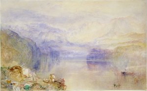 ルツェルン、日没 作： Joseph Mallord William Turner