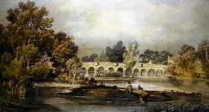 メイデンヘッド・ブリッジ（水彩・紙） 作： Joseph Mallord William Turner