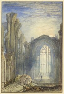 メルローズ修道院 作： Joseph Mallord William Turner