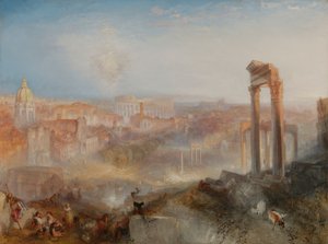近代ローマ、カンポヴァッチーノ 作： Joseph Mallord William Turner