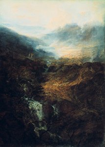 1798年、カンバーランドのコニストンフェルズの朝 作： Joseph Mallord William Turner