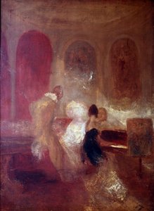 音楽会、イーストカウズ城、1835年頃 作： Joseph Mallord William Turner