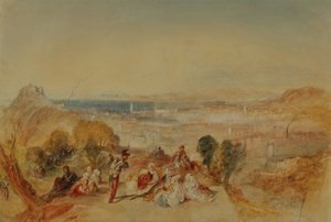 ナポリ 1850-51年頃 （紙に鉛筆、水彩） 作： Joseph Mallord William Turner