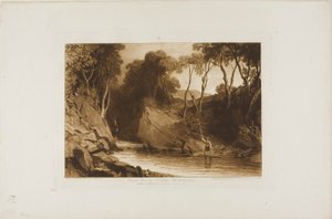 Blair Athol の近く、Liber Studiorum のプレート 30 作： Joseph Mallord William Turner