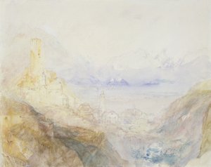No.0588 Hospenthal、秋の聖ゴサール、朝（95126も参照） 作： Joseph Mallord William Turner