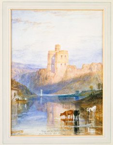 ノーハム城：ウォルタースコット卿による1818年のマーミオンへの挿絵 作： Joseph Mallord William Turner