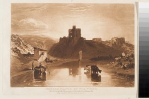 ノーラム城、1月1日 作： Joseph Mallord William Turner