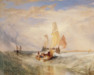 Now for the Painter」（ロープ）-乗船する乗客たち 作： Joseph Mallord William Turner