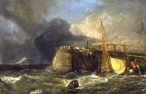 オールドマーゲートピア（パネル） 作： Joseph Mallord William Turner