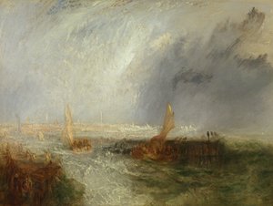 オステンド、1844年。 作： Joseph Mallord William Turner