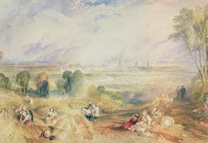 オックスフォード、ノース・ヒンクシーより（水彩・紙） 作： Joseph Mallord William Turner