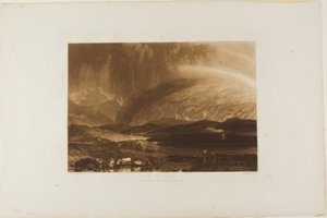 ピート ボグ、スコットランド、ブック オブ スタディーズのプレート 45 作： Joseph Mallord William Turner