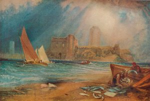 ペンブローク城、ウェールズ、c1829 作： Joseph Mallord William Turner