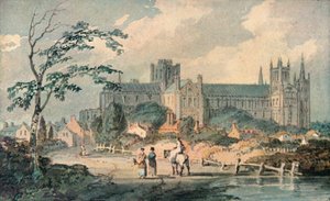 北からピーターバラ大聖堂、1909 作： Joseph Mallord William Turner