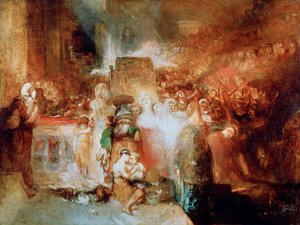 手を洗うピラト、1830 作： Joseph Mallord William Turner