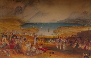 プリマス、デボンシャー、c1830 作： Joseph Mallord William Turner