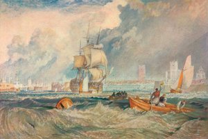 ポーツマス、c1824-5、1905 作： Joseph Mallord William Turner
