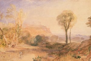 ポウィス城、モンゴメリーシャー、1835年頃（紙に水彩画） 作： Joseph Mallord William Turner