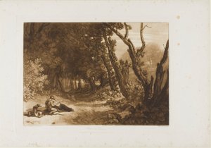 プロクリスとケファルス、『学問の書』の図版 41 作： Joseph Mallord William Turner