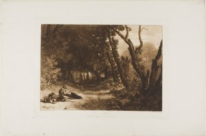 プロクリスとケファルス、『学問の書』の図版 41 作： Joseph Mallord William Turner