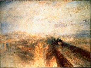 雨、蒸気、スピード、グレート・ウェスタン鉄道 作： Joseph Mallord William Turner