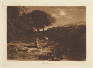 Rispah、第2サミュエル書、第21章Liber Studiorum、パートIX、プレート46、1812年4月23日。 作： Joseph Mallord William Turner