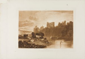 River Wye、Liber Studiorum のプレート 48 作： Joseph Mallord William Turner