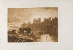 River Wye、Liber Studiorum のプレート 48 作： Joseph Mallord William Turner