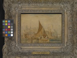 ロチェスター・オン・ザ・メドウェイ（キャンバスに油彩） 作： Joseph Mallord William Turner