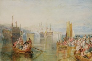 サルタッシュ、コーンウォール、1825 作： Joseph Mallord William Turner