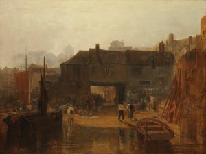 ウォーターフェリーのサルタッシュ、コーンウォール、1811年。 作： Joseph Mallord William Turner