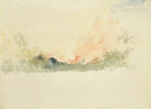 スカイスタディ 作： Joseph Mallord William Turner