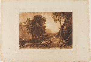 ソリチュード、Book of Studies のプレート 53 作： Joseph Mallord William Turner
