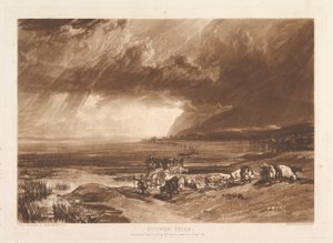 Solway Moss Liber Studiorum、パートXI、プレート52、1816年1月1日。 作： Joseph Mallord William Turner