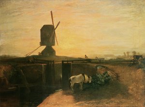 サウソールミル、1810年 作： Joseph Mallord William Turner