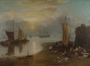 蒸気を通して昇る太陽、c.1807（キャンバスに油彩） 作： Joseph Mallord William Turner
